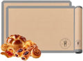 Silicone Baking Mats - Full Size Baking Sheet Liners, Pack of 2, Gray