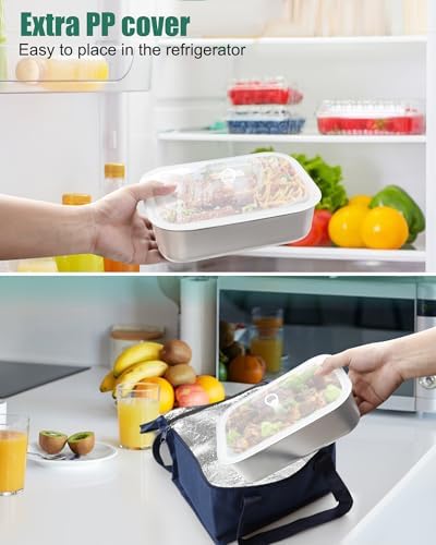 Buddew 1.5L 304 Stainless Steel Inner Container with Compartments