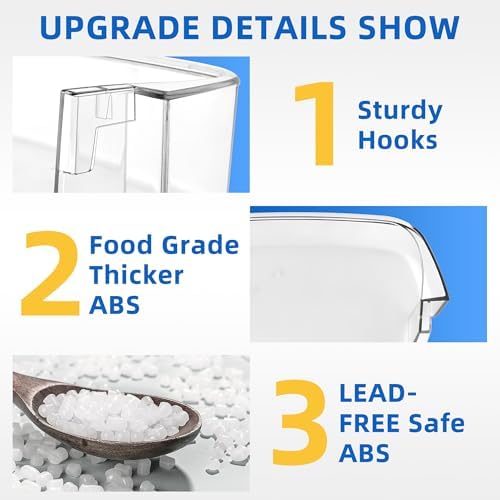 WPW10430639 W10324876 Freezer Refrigerator Door Shelf Bin Compatible