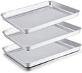 TeamFar Baking Sheets Set of 3, 16x12x1 inch Cookie Sheet Baking Tray