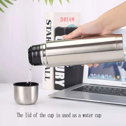 Stainless Steel Thermal Bottle with Cup Vacuum Insulated Bottle for