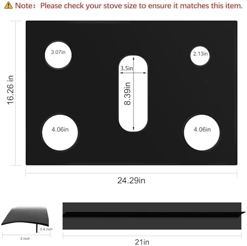 Stove Cover Gas Stove Top Burner Covers Protectors for Samsung Gas