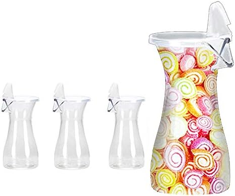 Tiger Chef 12 Ounce Clear Acrylic Carafe With Spout And Lid Serving