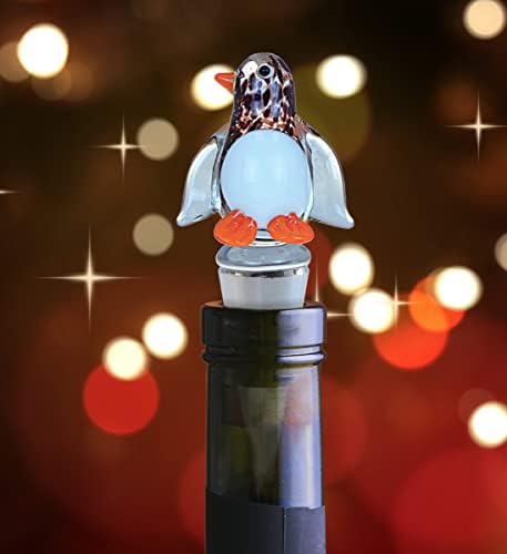 Cheers Nautilus Sea Shell, Seal, Penguin, Octopus Glass Wine Stopper