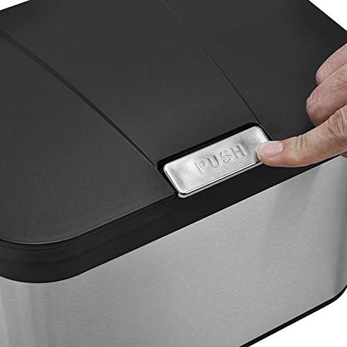 Compost Bin for Countertop, 1.13 Gallon, Black