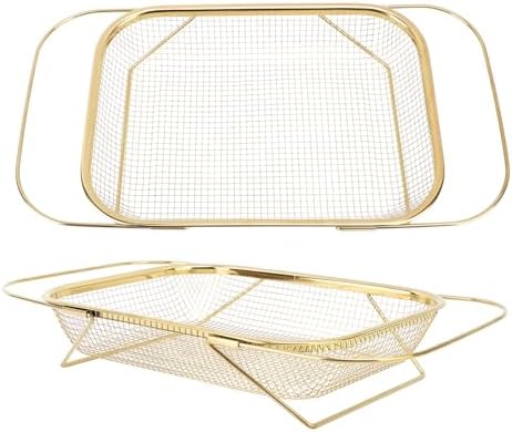 Over the Sink Colander, 18.1in Expandable Strainer Basket Stainless