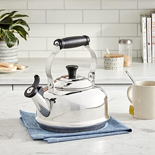 Le Creuset 1.7 qt Stainless Steel Whistling Tea Kettle