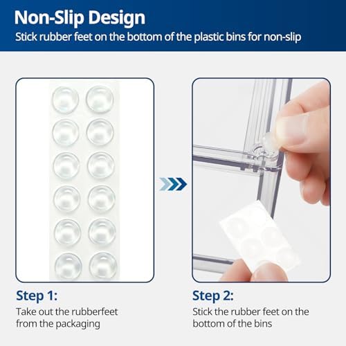 Baby Bottle Organizer Stackable, Acrylic Storage Drawers 5 pack with