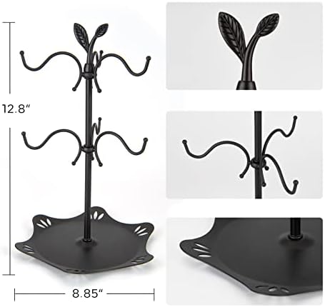 Coffee Mug Holder for Large Mugs, Mug Tree for Counter, Cup Holder for