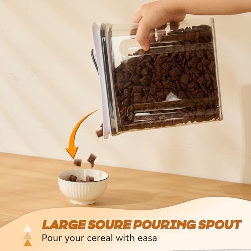 Cereal Storage Containers, 4L, 2PCS BPA-FREE