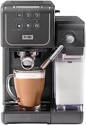 Mr. Coffee One-Touch CoffeeHouse+ Espresso Maker, 19-Bar Pump