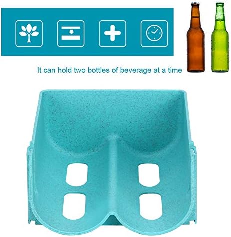 TOPINCN Can Organizer Rack Stackable 2-Bottle PP Fridge Holder