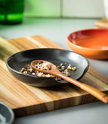 LYEOBOH Spoon Rest for Stove Top, Large Kitchen Spoon Holder, 5 Inch