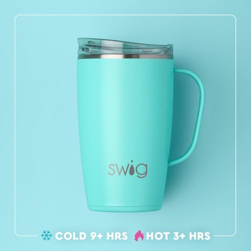 Swig Life 18oz Insulated Travel Mug with Handle & Lid, Trick or Treat