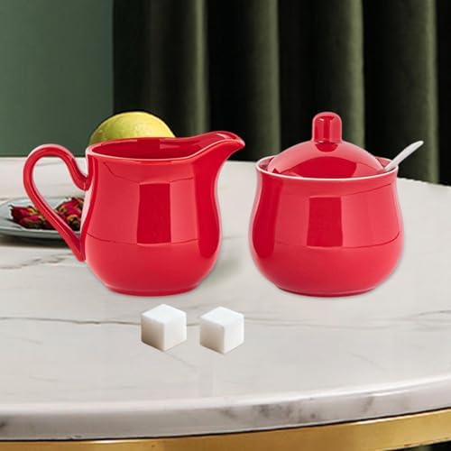 Ceramic Sugar and Creamer Set Set Creamer Jug, Gift, Sugars Holder