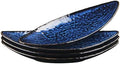 Ceramic Serving Platters - Set of 4 Oval Platters for Entertaining