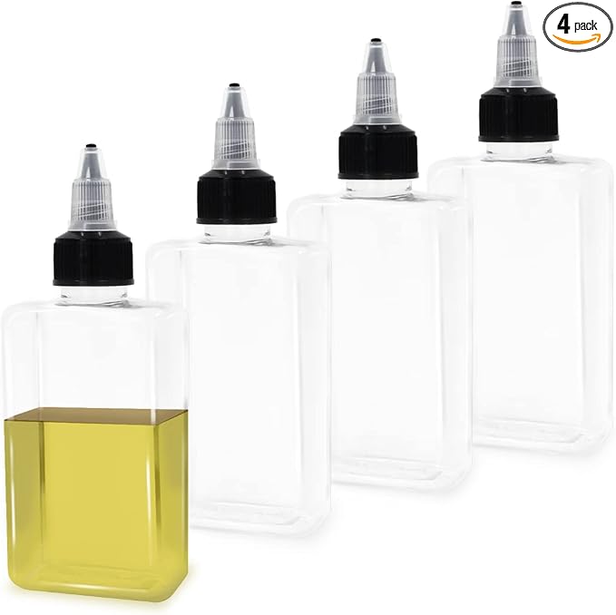 LELE LIFE 4Pcs Small Oil Dispenser Bottle by LELE+LIFE