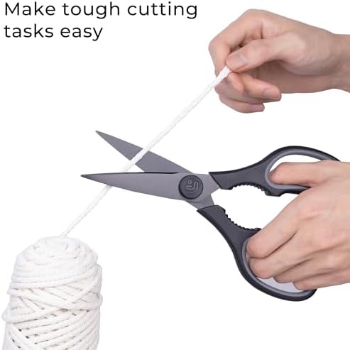 Linoroso Kitchen Scissors All Purpose Kitchen Shears with Magnetic