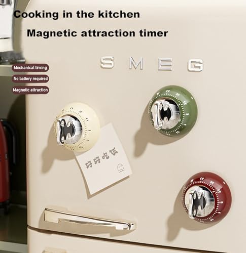 Mechanical Visual Kitchen Timer, Green