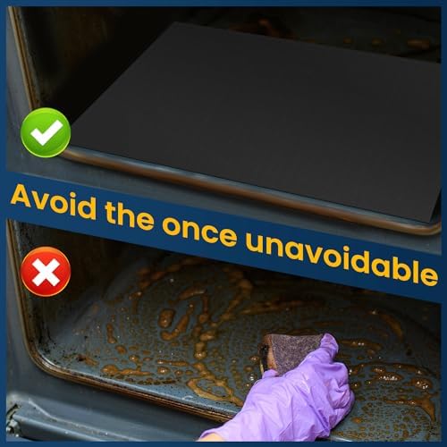 Oven Liner for Bottom of Oven, 2 Pack Heavy Duty Oven Liners for