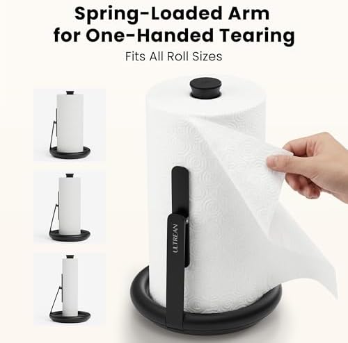 Ultrean Countertop Paper Towel Holder with Spray Bottle