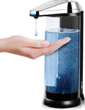 Secura 17oz Touchless Soap Dispenser, Chrome