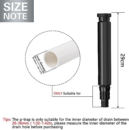 No Need Tools Easy Install Bathroom Sink Drain Kit, 3 in 1 Plumbing