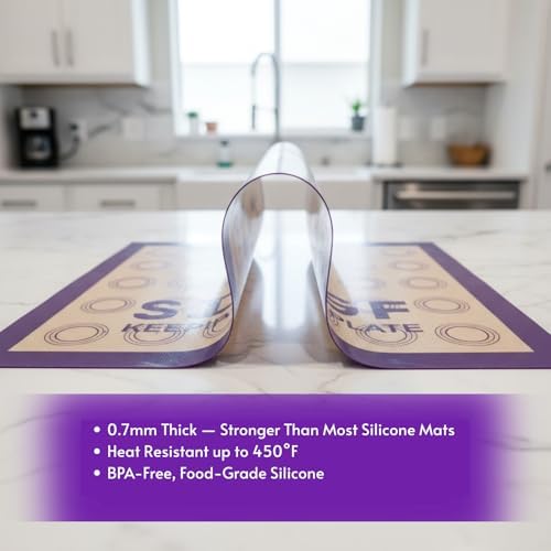 Silicone Baking Mat Set of 2, Non-Stick Cookie Sheet Liners