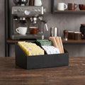 BinaryABC Sugar Packet Holder, Coffee Bar Tea Bag Organizer Box
