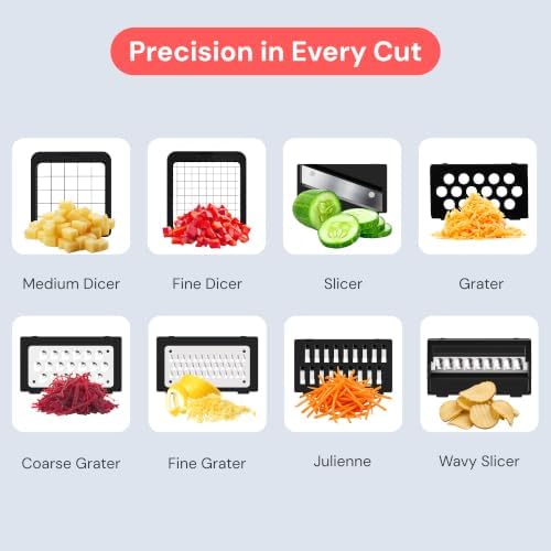 Fullstar 8-in-1 Vegetable Chopper and Mandoline Slicer