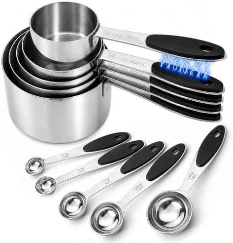 10-Piece Magnetic Measuring Cups and Spoons Set