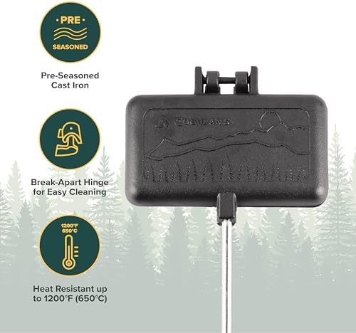 Coghlan's Cast Iron Camp Cooker, Pre-Seasoned