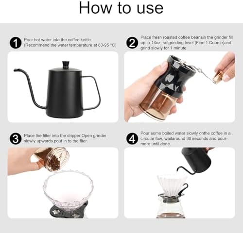 Portable Pour Over Coffee Maker Set
