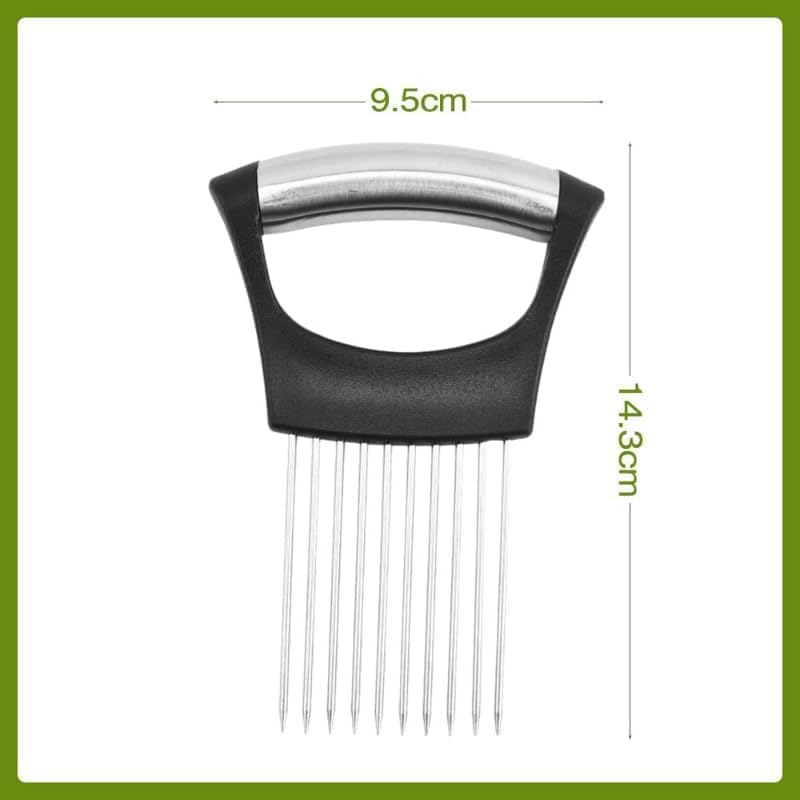 2026 New Stainless Steel Onion Slice Holder, Food Slicer Assistant