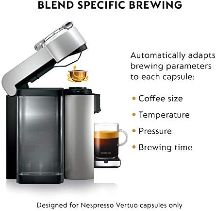 Nespresso Vertuo Coffee & Espresso Maker by De'Longhi, Silver