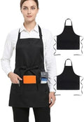 US Trademark Bib Apron for Women/Men, Cooking Kitchen Chef