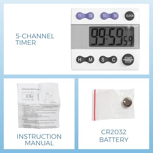 Sper Scientific Portable Digital Kitchen Timer 810015