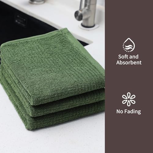 Glynniss Dish Towels for Kitchen, 100% Cotton Kitchen Towels