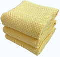 Serafina Home Light Butter Yellow Kitchen Hand Dish Towels: Oversized
