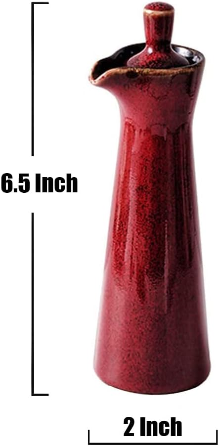 Small Ceramic Olive Oil Dispenser Bottle - Image 7