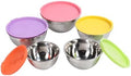 Mixing Bowls with Lids, 5PCS, Stainless Steel