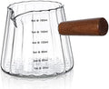 Joeyan 6 oz Glass Measuring Cups with Spout,Borosilicate Glass Triple