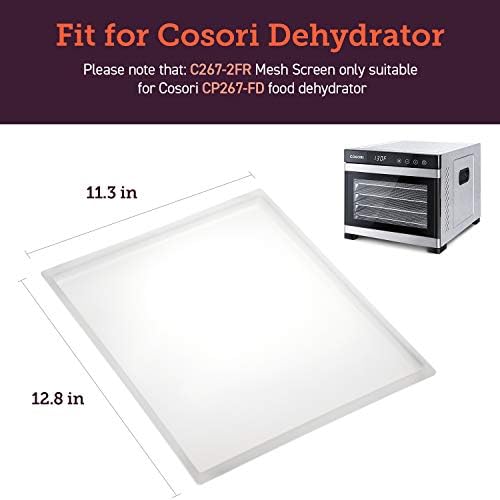 COSORI Food Dehydrator Machine, 6 Stainless Steel Trays