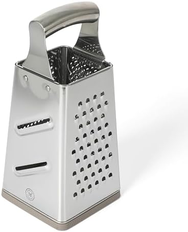 Martha Stewart Sprucedale 9.5-Inch Stainless Steel 4-Sided Box Grater