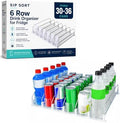 Drink Organizer for Fridge. Ultra Space Saving Soda Can Organizer with