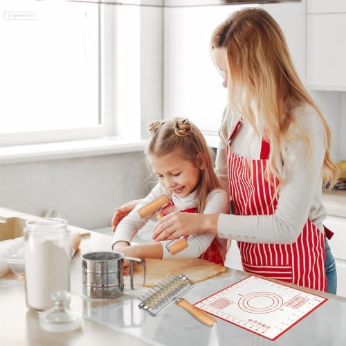 3pcs Pizza Tool Set, Include Pizza Docker, Pizza Dough Roller and