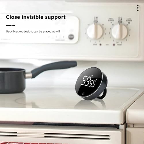 Digital Kitchen Timer, Large LED, Magnetic Countdown