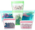 Reusable food container silicone bag, Upgrade second generation 6 Pcs