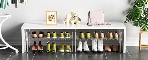 1-Tier Chrome Wire Shelf Rack