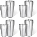 Mwellewm 8 Pcs Cocktail Shaker Boston Shaker Set Professional